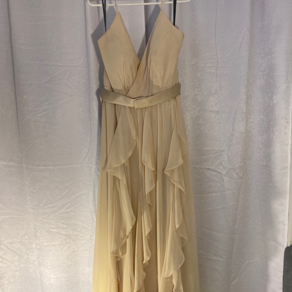 Vera Wang chiffon bridesmaid dress